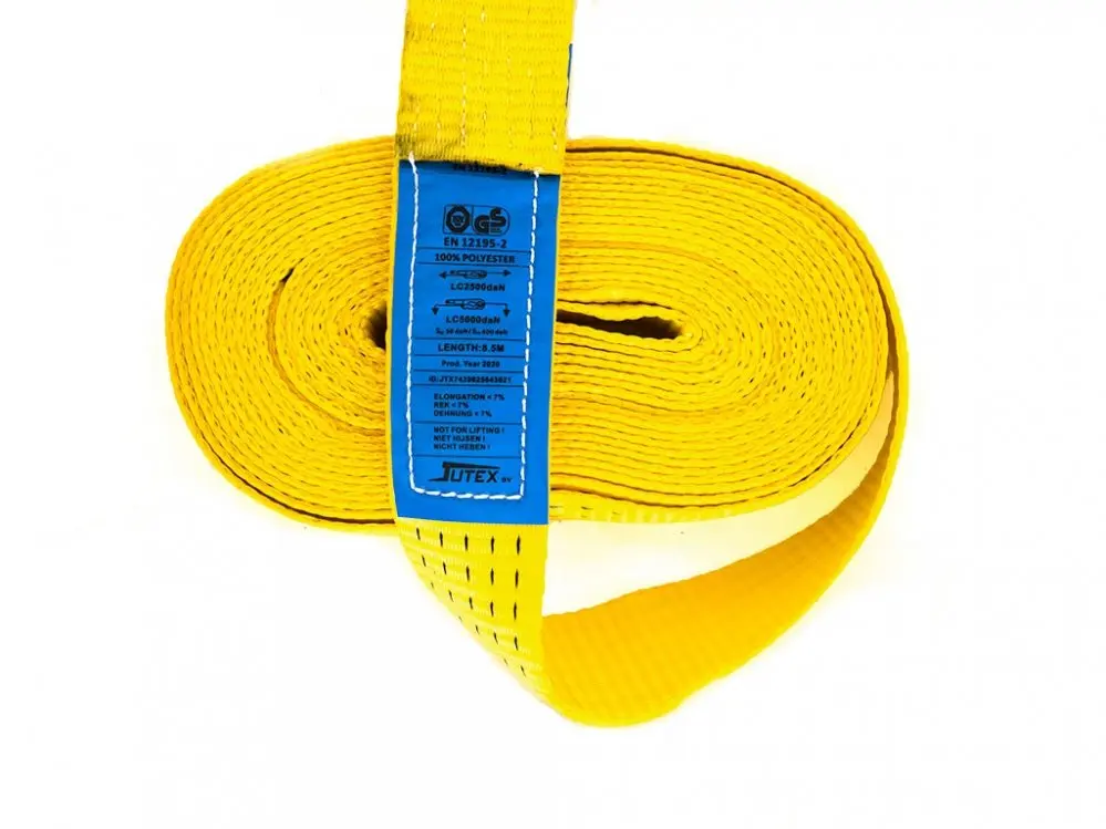 Spanbanden - jutex-spanband-8.5m-geel-400daN-label