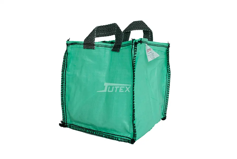 Big bags - Tuinafvalzak-vierkant-handvat-groen1